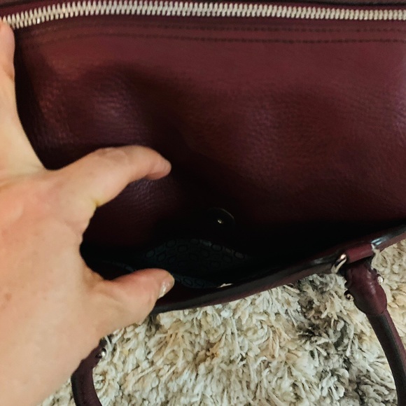 Salvatore Ferragamo Shoulder Bag Purse Maroon Luxury - Picture 11 of 12